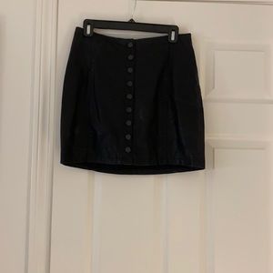 Vegan Leather skirt from Free People!